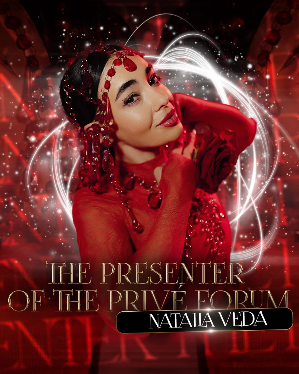 Natalia Veda - Prezentatoare Privé Forum 2026